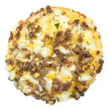 Gevulde pizza burger